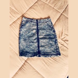 High waist denim skirt💋